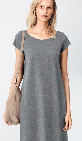 EILEEN FISHER Organic-Cotton T-Shirt Dress - gdacht